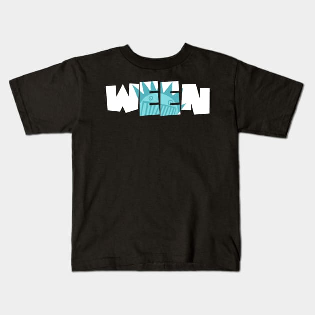 Ween Graffiti 1 Kids T-Shirt by brooklynmpls